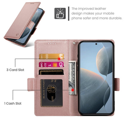 Xiaomi Poco X6 Pro 5G Global Magnetic Leather Wallet Case with Card Slots, Stand Function & Full Protection