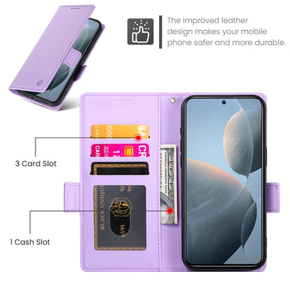 Xiaomi Poco X6 Pro 5G Global Magnetic Leather Wallet Case with Card Slots, Stand Function & Full Protection