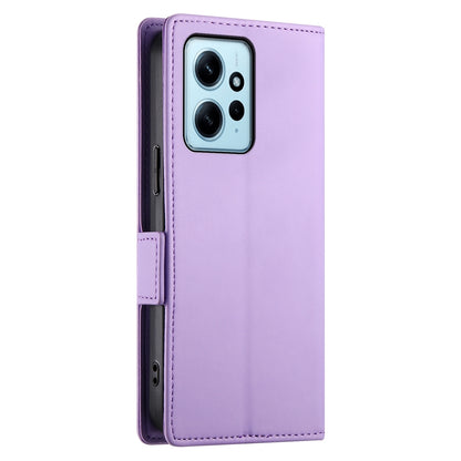 Xiaomi Redmi Note 12 4G Global Magnetic Leather Wallet Case with Card Slots, Stand Function & Full Protection