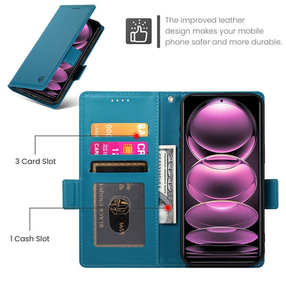 Xiaomi Redmi Note 12 Pro Speed Magnetic Leather Wallet Case with Card Slots, Stand Function & Full Protection