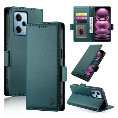 Xiaomi Redmi Note 12 Pro Speed Magnetic Leather Wallet Case with Card Slots, Stand Function & Full Protection