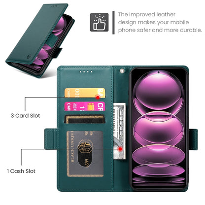 Xiaomi Redmi Note 12 Pro Speed Magnetic Leather Wallet Case with Card Slots, Stand Function & Full Protection