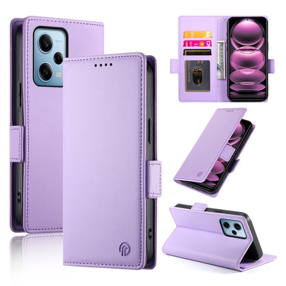 Xiaomi Redmi Note 12 Pro Speed Magnetic Leather Wallet Case with Card Slots, Stand Function & Full Protection