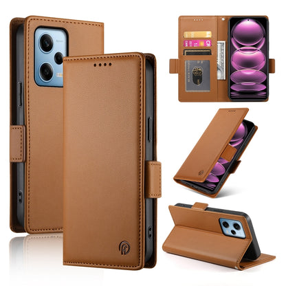 Xiaomi Redmi Note 12 Pro Speed Magnetic Leather Wallet Case with Card Slots, Stand Function & Full Protection