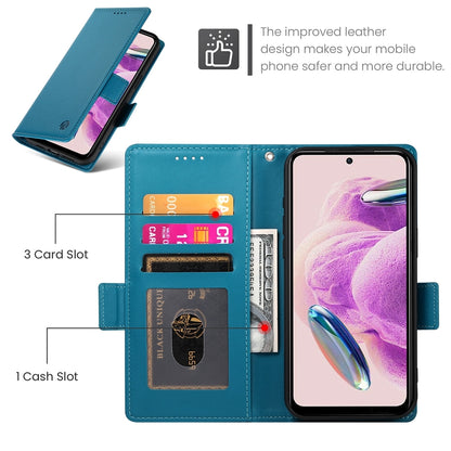 Xiaomi Redmi Note 12S 4G Magnetic Leather Wallet Case with Card Slots, Stand Function & Full Protection