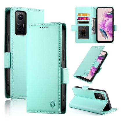 Xiaomi Redmi Note 12S 4G Magnetic Leather Wallet Case with Card Slots, Stand Function & Full Protection