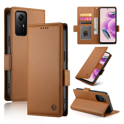 Xiaomi Redmi Note 12S 4G Magnetic Leather Wallet Case with Card Slots, Stand Function & Full Protection