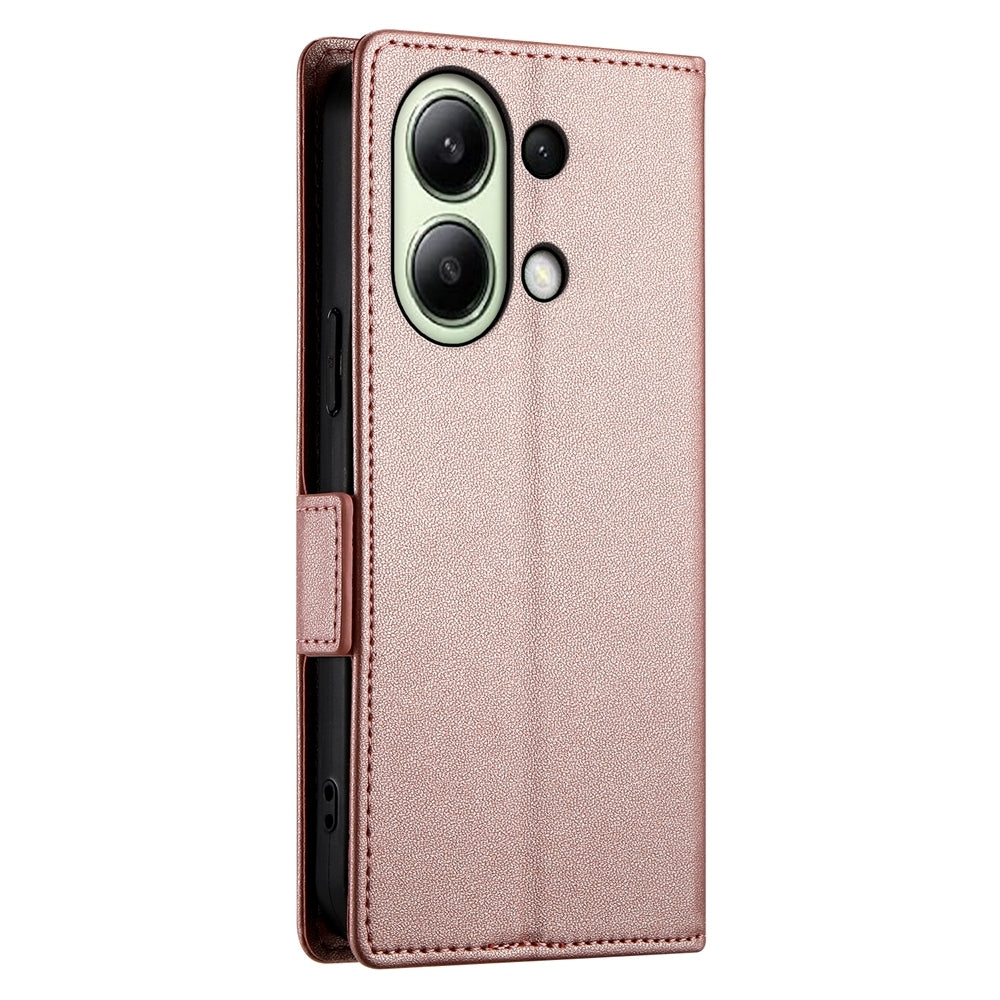 Xiaomi Redmi Note 13 4G Magnetic Leather Wallet Case with Card Slots, Stand Function & Full Protection