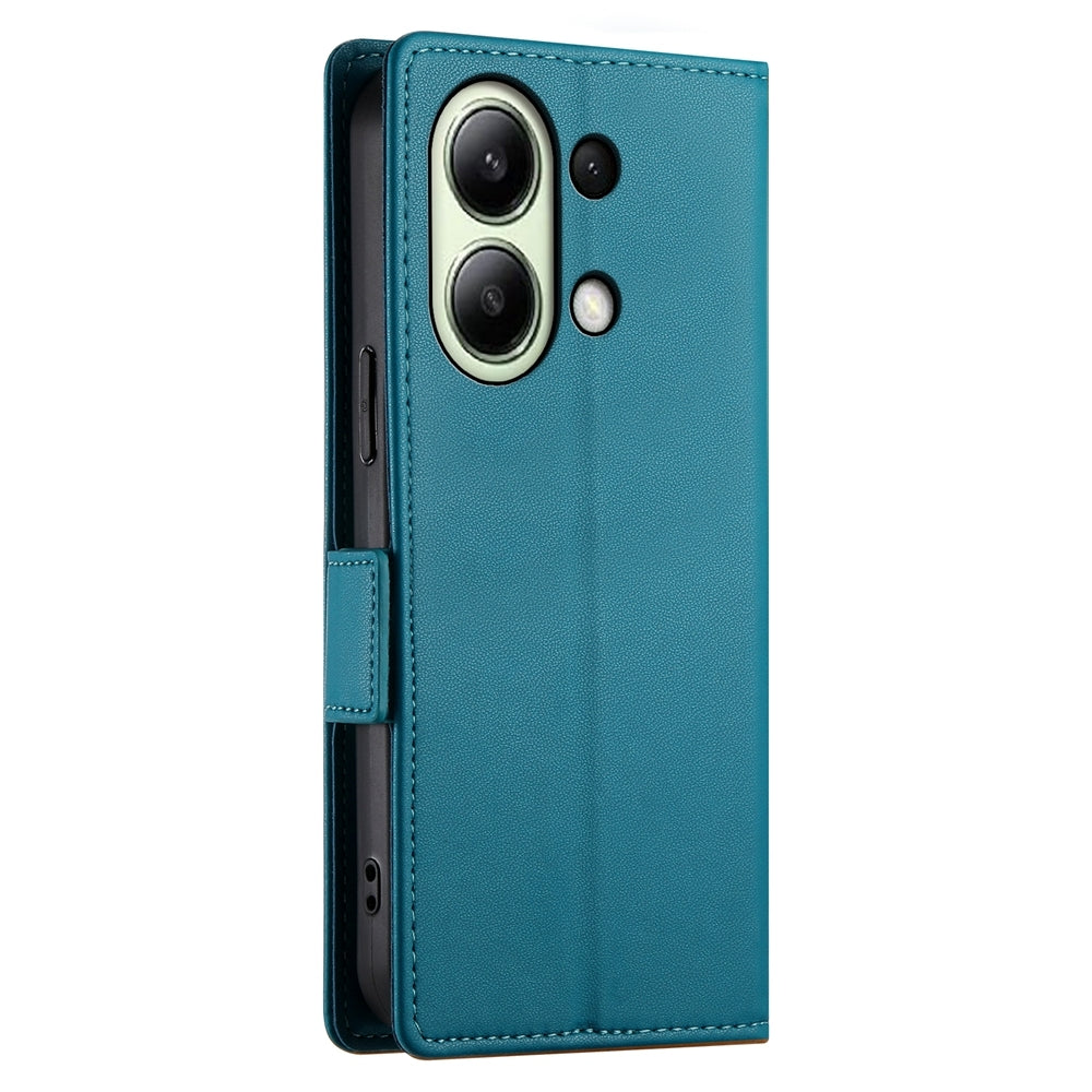 Xiaomi Redmi Note 13 4G Magnetic Leather Wallet Case with Card Slots, Stand Function & Full Protection