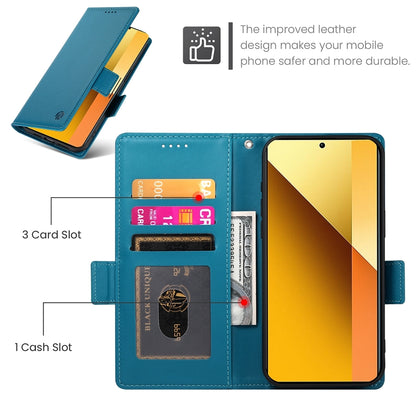 Xiaomi Redmi Note 13 5G Magnetic Leather Wallet Case with Card Slots, Stand Function & Full Protection