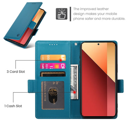 Xiaomi Redmi Note 13 Pro 4G Magnetic Leather Wallet Case with Card Slots, Stand Function & Full Protection