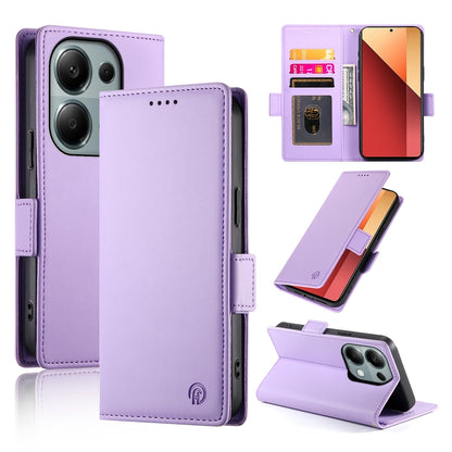 Xiaomi Redmi Note 13 Pro 4G Magnetic Leather Wallet Case with Card Slots, Stand Function & Full Protection