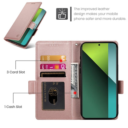 Xiaomi Redmi Note 13 Pro 5G Magnetic Leather Wallet Case with Card Slots, Stand Function & Full Protection