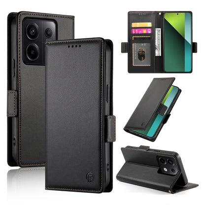 Xiaomi Redmi Note 13 Pro 5G Magnetic Leather Wallet Case with Card Slots, Stand Function & Full Protection