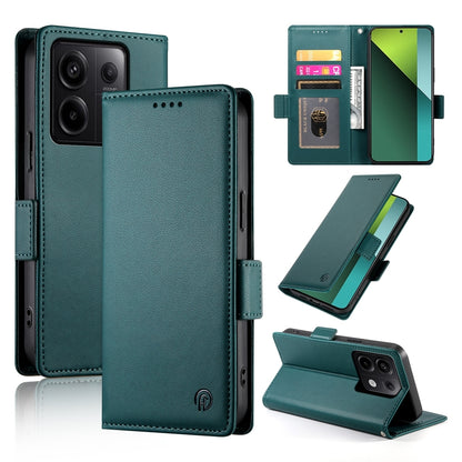 Xiaomi Redmi Note 13 Pro 5G Magnetic Leather Wallet Case with Card Slots, Stand Function & Full Protection