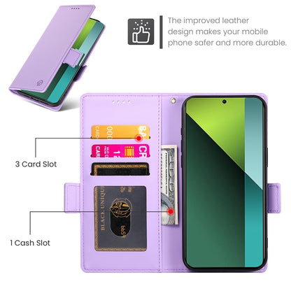 Xiaomi Redmi Note 13 Pro 5G Magnetic Leather Wallet Case with Card Slots, Stand Function & Full Protection