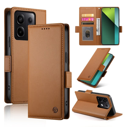Xiaomi Redmi Note 13 Pro 5G Magnetic Leather Wallet Case with Card Slots, Stand Function & Full Protection