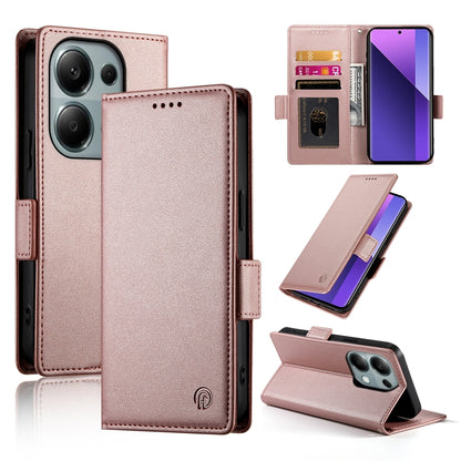 Xiaomi Redmi Note 13 Pro+ Magnetic Leather Wallet Case with Card Slots, Stand Function & Full Protection