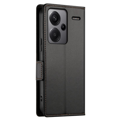 Xiaomi Redmi Note 13 Pro+ Magnetic Leather Wallet Case with Card Slots, Stand Function & Full Protection