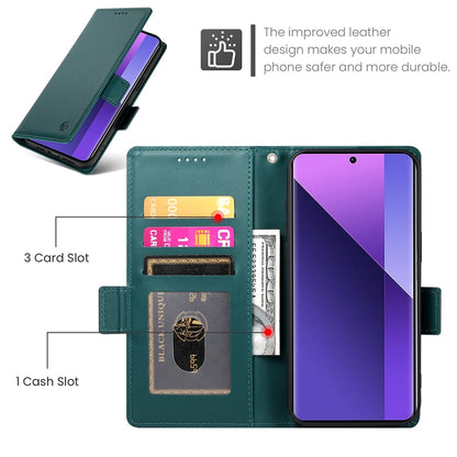 Xiaomi Redmi Note 13 Pro+ Magnetic Leather Wallet Case with Card Slots, Stand Function & Full Protection