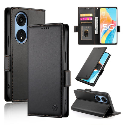 OPPO A1 Pro Magnetic Leather Wallet Case with Card Slots, Stand Function & Full Protection