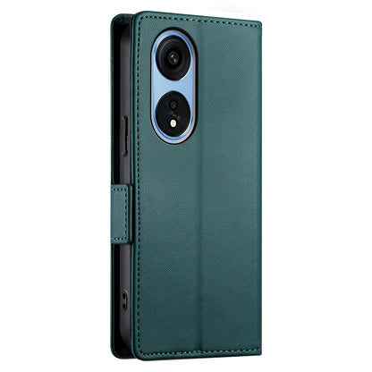 OPPO Reno8 T 5G Magnetic Leather Wallet Case with Card Slots, Stand Function & Full Protection