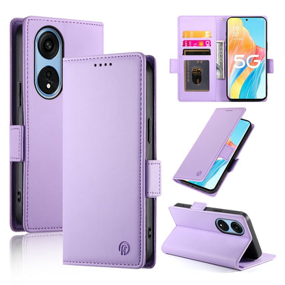 OPPO A1 Pro Magnetic Leather Wallet Case with Card Slots, Stand Function & Full Protection