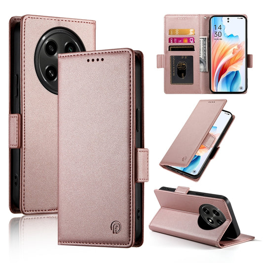 OPPO A2 Pro Magnetic Leather Wallet Case with Card Slots, Stand Function & Full Protection