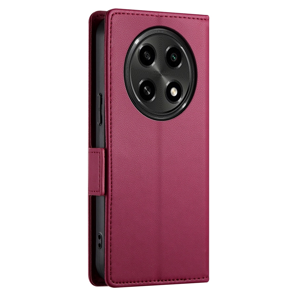 OPPO A3 Pro Magnetic Leather Wallet Case with Card Slots, Stand Function & Full Protection