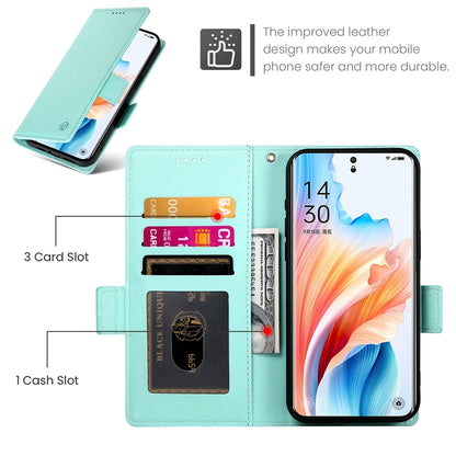 OPPO A3 Pro Magnetic Leather Wallet Case with Card Slots, Stand Function & Full Protection