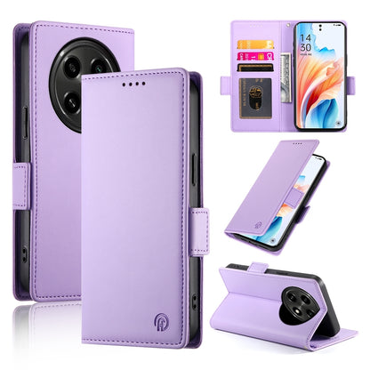 OPPO A3 Pro Magnetic Leather Wallet Case with Card Slots, Stand Function & Full Protection