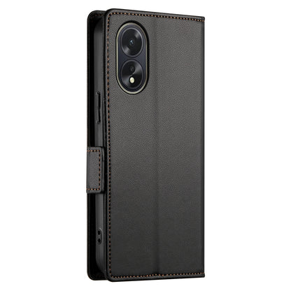 OPPO A38 4G Magnetic Leather Wallet Case with Card Slots, Stand Function & Full Protection