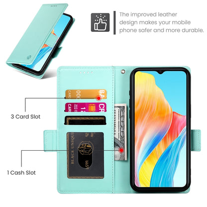 OPPO A38 4G Magnetic Leather Wallet Case with Card Slots, Stand Function & Full Protection