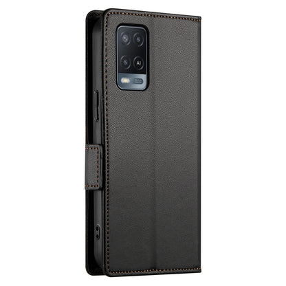 OPPO A54/A54s Magnetic Leather Wallet Case with Card Slots, Stand Function & Full Protection