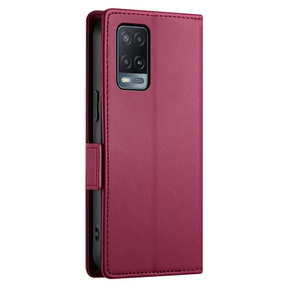 OPPO A54/A54s Magnetic Leather Wallet Case with Card Slots, Stand Function & Full Protection