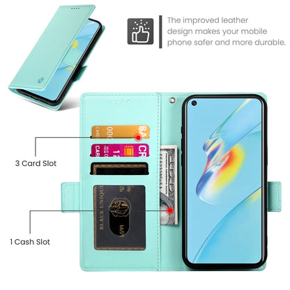 OPPO A55/A55s 5G Magnetic Leather Wallet Case with Card Slots, Stand Function & Full Protection