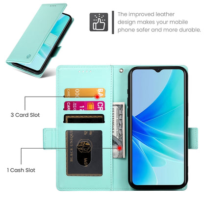 OPPO A57 4G Magnetic Leather Wallet Case with Card Slots, Stand Function & Full Protection