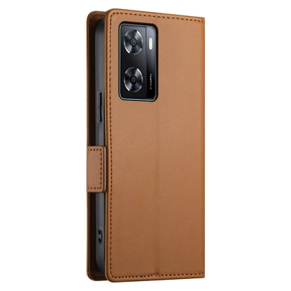 OPPO A77 4G Magnetic Leather Wallet Case with Card Slots, Stand Function & Full Protection
