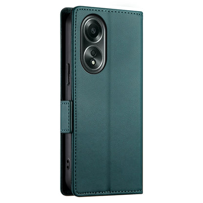 OPPO A58 4G Magnetic Leather Wallet Case with Card Slots, Stand Function & Full Protection