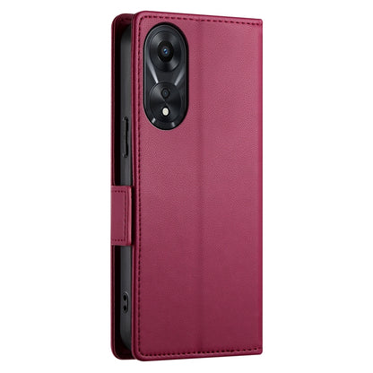 OPPO A78 5G Magnetic Leather Wallet Case with Card Slots, Stand Function & Full Protection