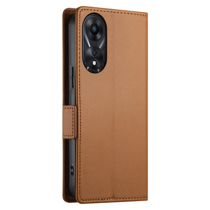 OPPO A78 5G Magnetic Leather Wallet Case with Card Slots, Stand Function & Full Protection