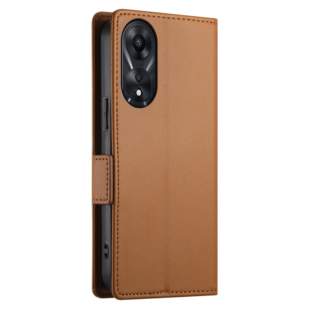 OPPO A1x 5G Magnetic Leather Wallet Case with Card Slots, Stand Function & Full Protection