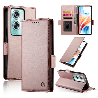 OPPO A79 5G Magnetic Leather Wallet Case with Card Slots, Stand Function & Full Protection