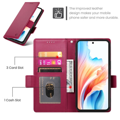 OPPO A79 5G Magnetic Leather Wallet Case with Card Slots, Stand Function & Full Protection