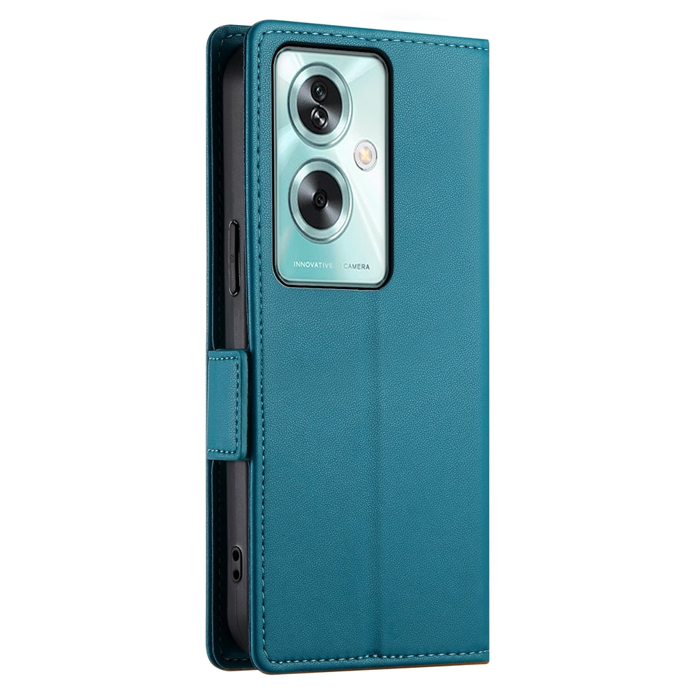 OPPO A79 5G Magnetic Leather Wallet Case with Card Slots, Stand Function & Full Protection