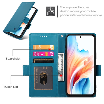 OPPO A79 5G Magnetic Leather Wallet Case with Card Slots, Stand Function & Full Protection