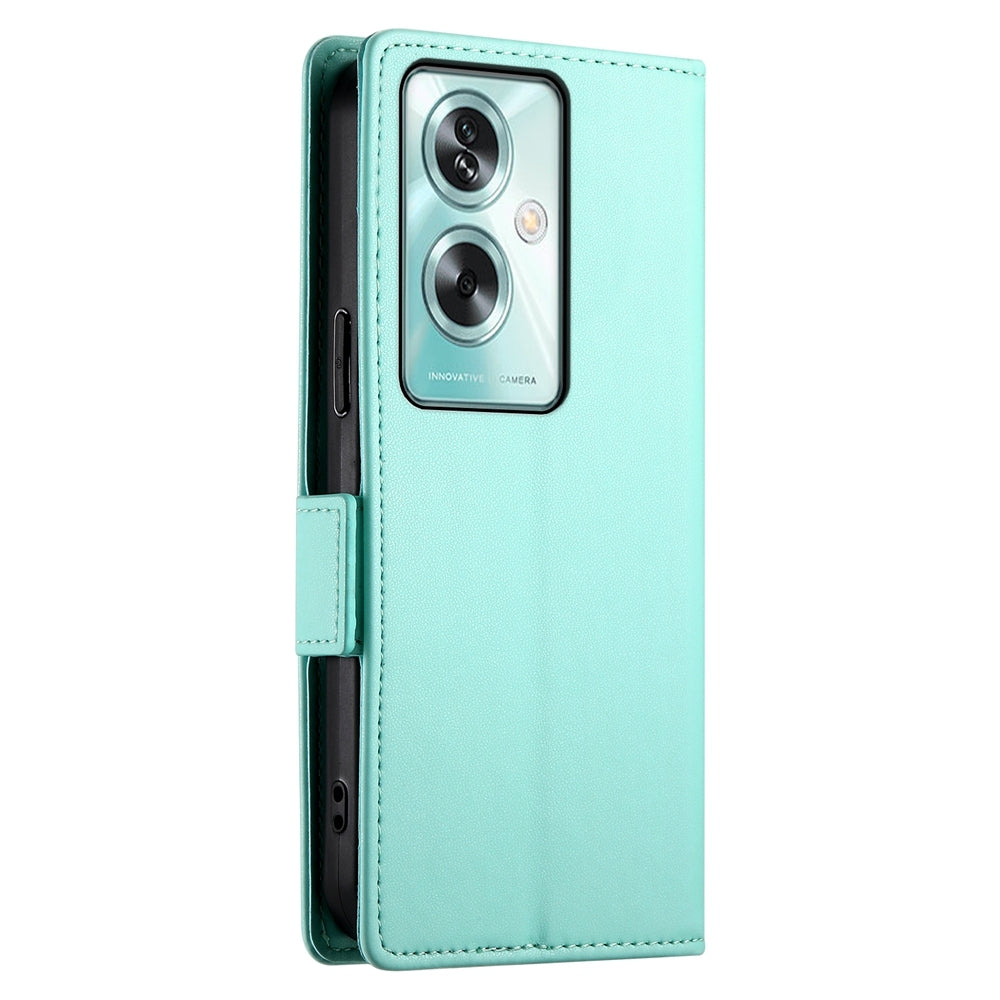 OPPO A79 5G Magnetic Leather Wallet Case with Card Slots, Stand Function & Full Protection