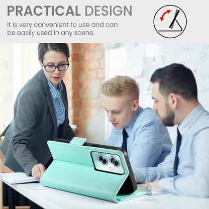 OPPO A79 5G Magnetic Leather Wallet Case with Card Slots, Stand Function & Full Protection