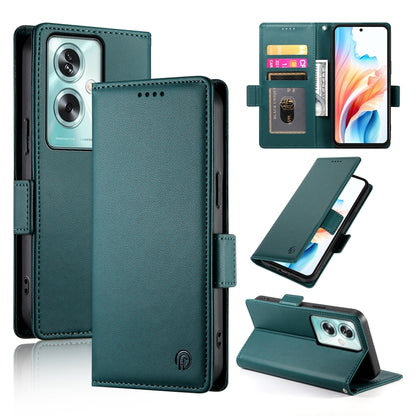 OPPO A79 5G Magnetic Leather Wallet Case with Card Slots, Stand Function & Full Protection