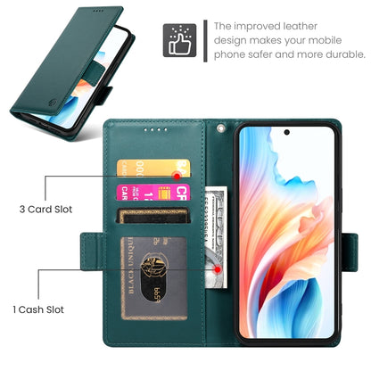 OPPO A79 5G Magnetic Leather Wallet Case with Card Slots, Stand Function & Full Protection